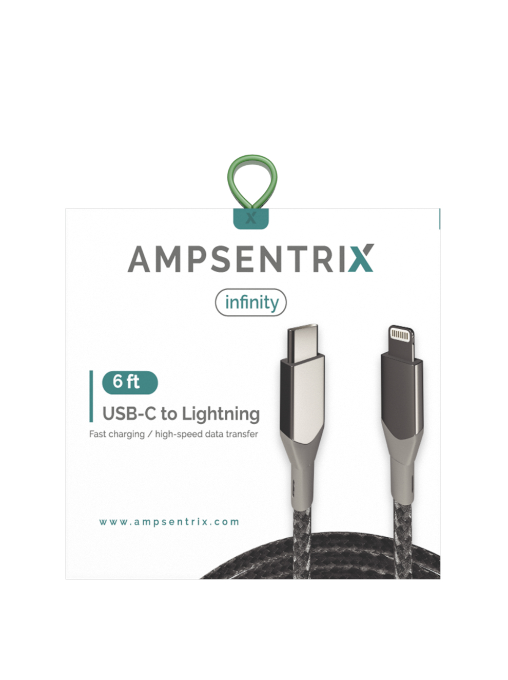 USB Type C to Lightning Cable. 6ft.