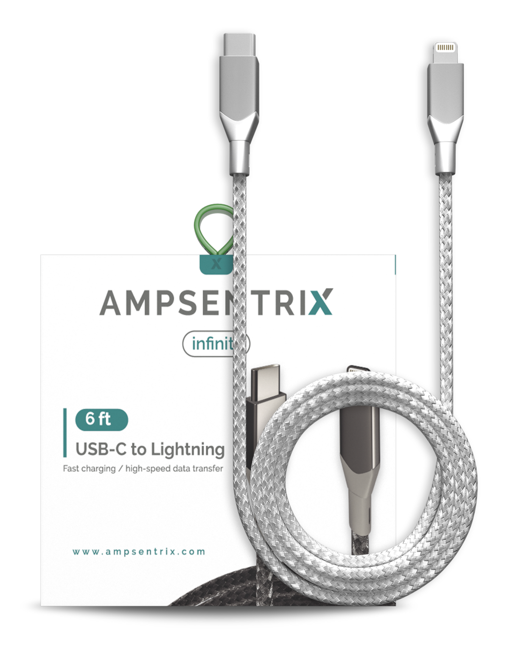 USB Type C to Lightning Cable. 3ft.
