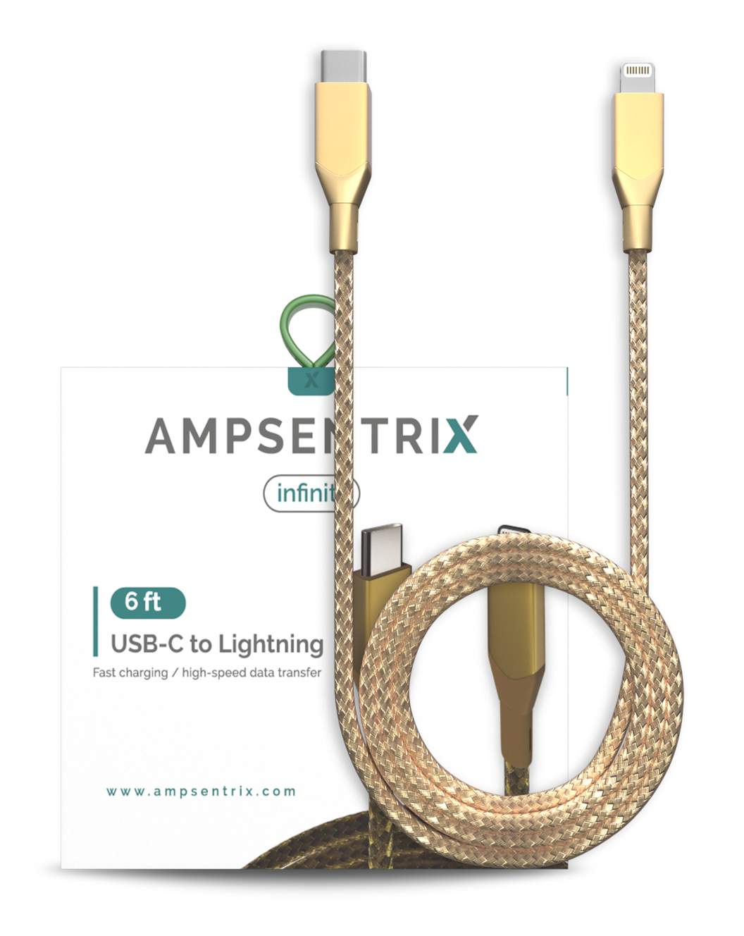USB Type C to Lightning Cable. 3ft.